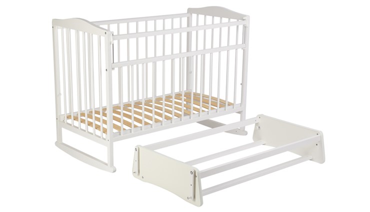 Детская кровать с маятником Фея 204 Белый в Стерлитамаке - изображение 1