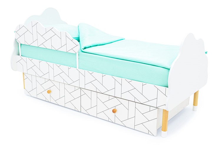 Кроватка Stumpa Облако "Мозаика" в Стерлитамаке - изображение 3