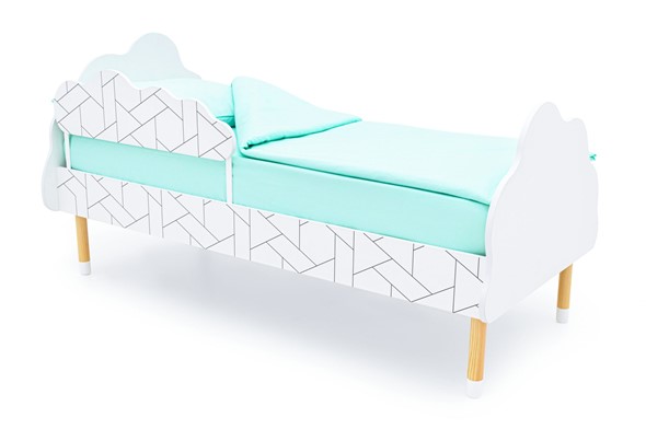 Кроватка Stumpa Облако "Мозаика" в Стерлитамаке - изображение