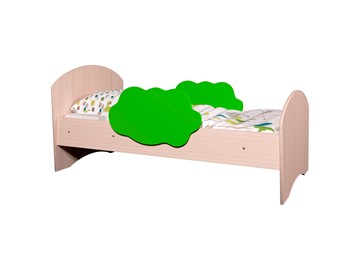 Кровать детская Тучка, корпус Дуб млечный, фасад Лайм в Стерлитамаке