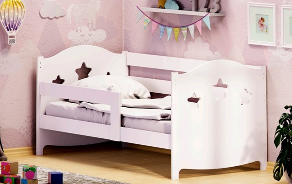 Кровать в детскую Звездочка 1800х900, МДФ в Стерлитамаке - изображение