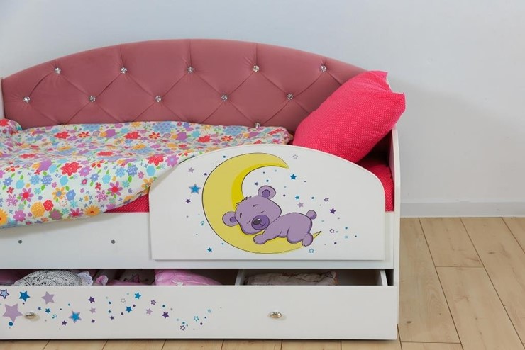 Детская кровать Звездочка с бортиком, Розовый в Стерлитамаке - изображение 7