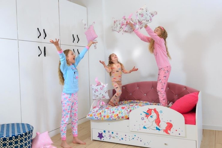 Детская кровать Звездочка с бортиком, Розовый в Стерлитамаке - изображение 9