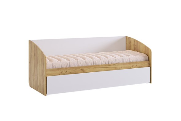 Кровать для ребенка Форсаж, дуб крафт золотой/белый в Стерлитамаке - изображение