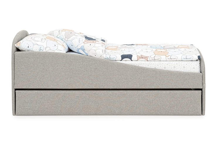 Мягкая кровать с ящиком Letmo халва (рогожка) в Стерлитамаке - изображение 10
