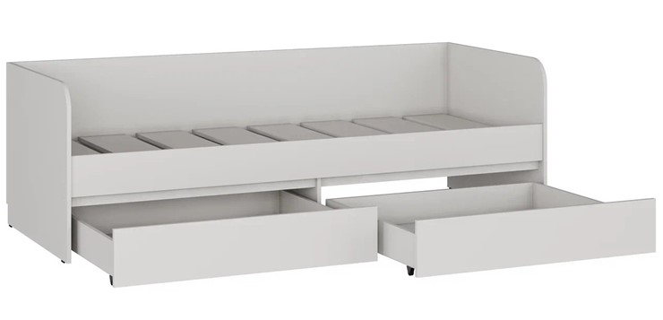 Кровать в детскую КР-54 СИТИ с двумя ящиками Белый в Стерлитамаке - изображение 1