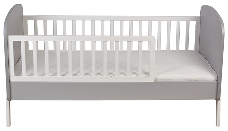Кровать детская POLINI Kids Mirum 2000 Серый-Белый в Стерлитамаке - изображение 7