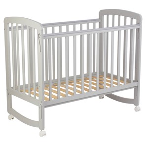 Кроватка для новорожденных POLINI Kids Simple 304 Серый в Уфе