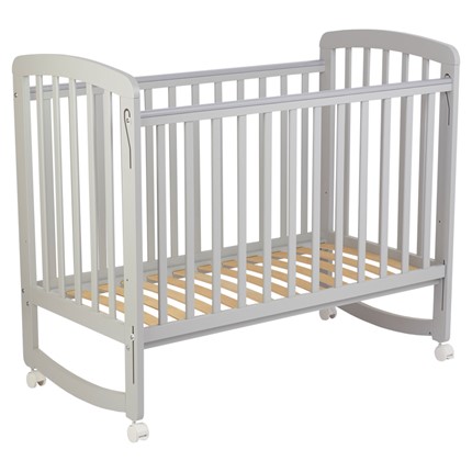 Кроватка для новорожденных POLINI Kids Simple 304 Серый в Стерлитамаке - изображение