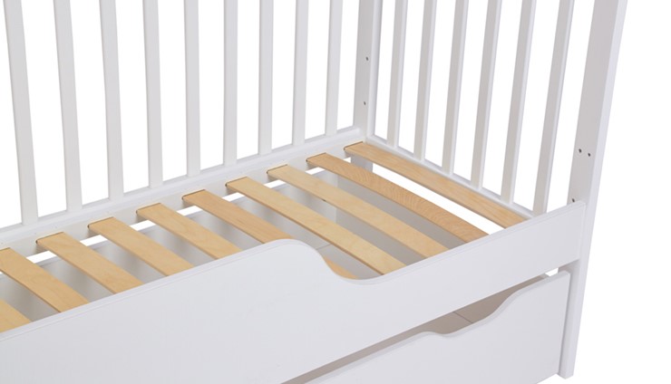 Кроватка для новорожденных POLINI Kids Simple 310-01 Белый в Стерлитамаке - изображение 2