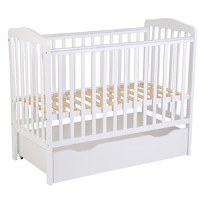 Кроватка для новорожденных POLINI Kids Simple 310-01 Белый в Стерлитамаке - предосмотр