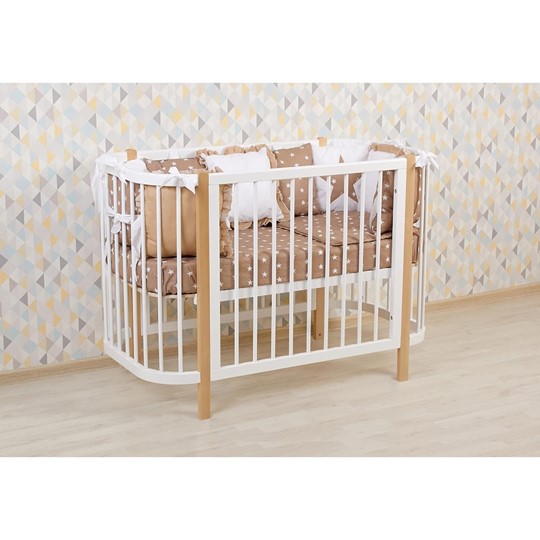 Детская кровать POLINI Kids Simple 350 Белый / Натуральный в Стерлитамаке - изображение 14