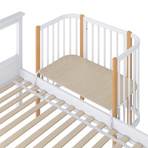 Детская кровать POLINI Kids Simple 105 Белый / Бук в Уфе - предосмотр 3