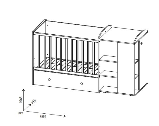 Шкаф-кровать трансформер Рубин 11 BMS