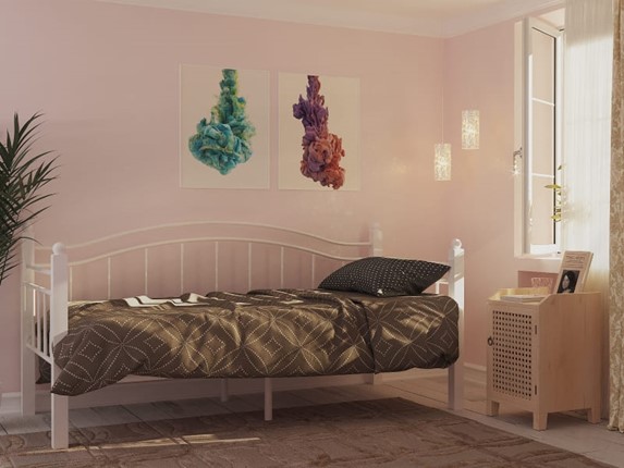 Кровать для детей Гарда 8, 90х200, белая в Стерлитамаке - изображение