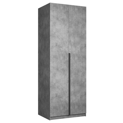 Шкаф двухдверный Локер Бетон (Гармошка) в Стерлитамаке - изображение