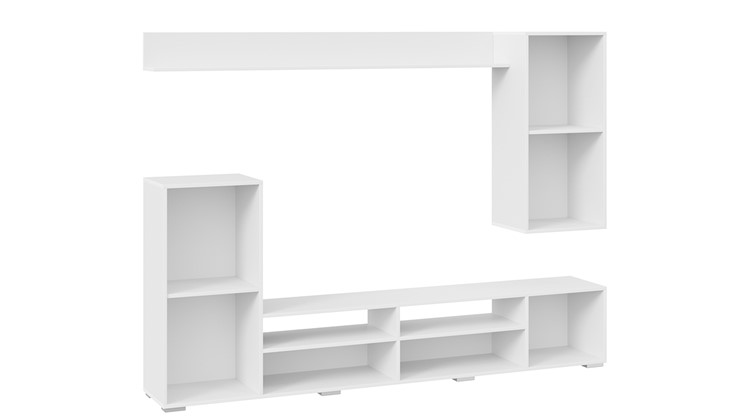 Гостиный гарнитур Моретти (Белый, Белый глянец) в Салавате - изображение 3