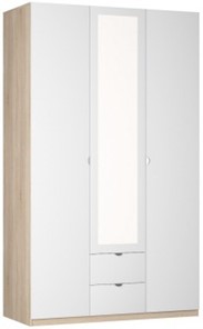 Шкаф 3-дверный Реал распашной (R-198х135х60-2-TR-М), с зеркалом в Стерлитамаке - предосмотр