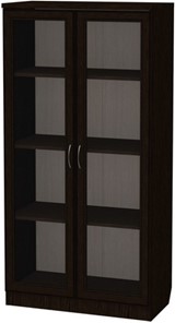 Шкаф со стеклянными дверцами 214, цвет Венге в Стерлитамаке - предосмотр
