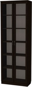 Шкаф со стеклянными дверцами 224, цвет Венге в Стерлитамаке - предосмотр