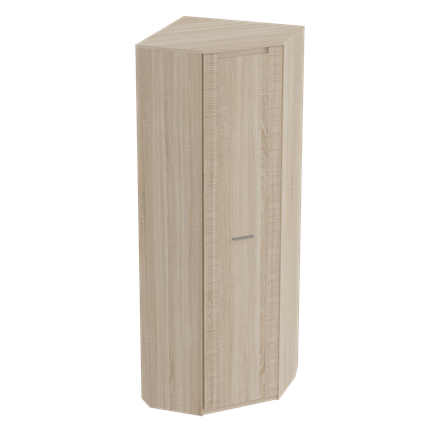 Распашной шкаф угловой Элана, Дуб сонома 720х720х208 в Уфе - изображение