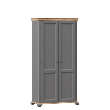 Шкаф двухстворчатый  Амели (Оникс серый) ЛД 642.880 в Стерлитамаке - изображение