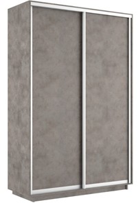 Шкаф 2-дверный Экспресс (ДСП) 1400х600х2400, бетон в Стерлитамаке
