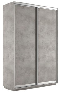 Шкаф 2-х дверный Экспресс (ДСП) 1600х450х2200, бетон в Уфе