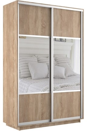 Шкаф 2-дверный Экспресс (Комби) 1200x600x2400, дуб сонома в Стерлитамаке - изображение