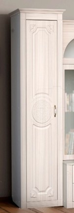 Шкаф распашной Венеция, ясень анкор светлый/сандал белый матовый в Стерлитамаке - изображение