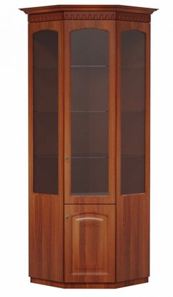 Угловой шкаф Гармония-4, витрина МЦН в Салавате - изображение