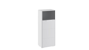 Шкаф Наоми комбинированный одностворчатый, цвет Белый глянец ТД-208.07.28 в Уфе