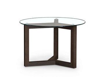 Круглый столик Оникс-8, Венге/Прозрачное стекло в Уфе