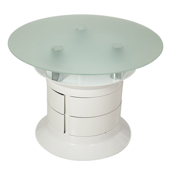 Стеклянный столик Benito white в Стерлитамаке - изображение 3