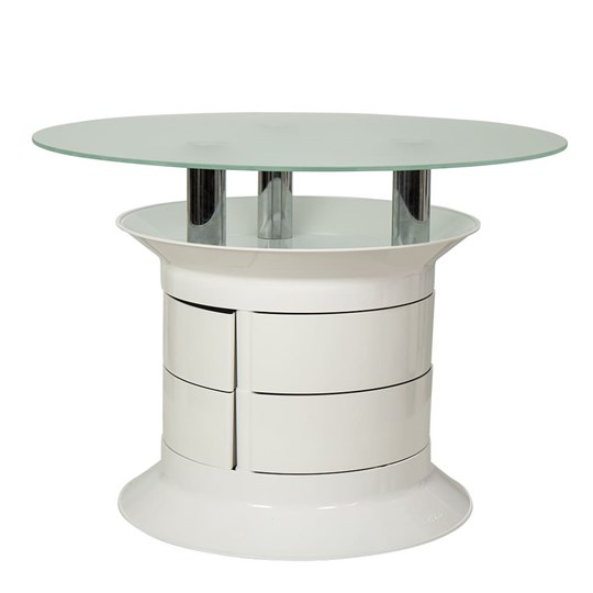 Стеклянный столик Benito white в Салавате - изображение 2