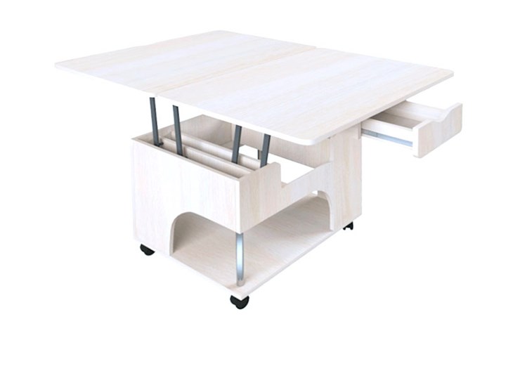 Складной стол-трансформер Стэп, Бодега белый в Стерлитамаке - изображение 5