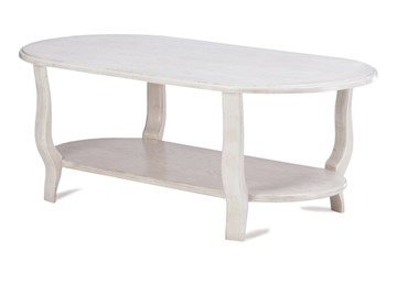 Овальный столик двухярусный ЖС-000, 120х70, (покраска 2 тип) в Стерлитамаке - предосмотр