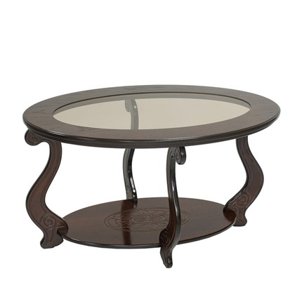 Овальный столик Виват С, цвет Орех в Стерлитамаке - изображение