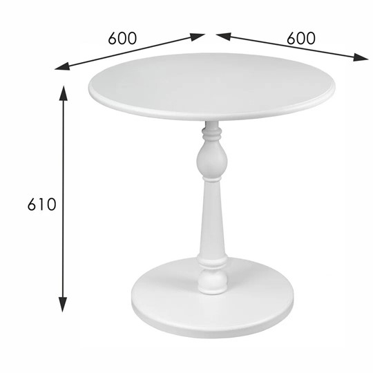 Круглый столик Рио-5, белый ясень в Стерлитамаке - изображение 4