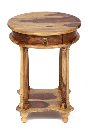 Кофейный столик Бомбей - 1149  палисандр, 45*45*60, натуральный (natural) арт.10049 в Стерлитамаке - изображение 2