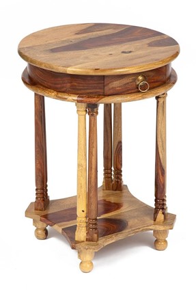 Кофейный столик Бомбей - 1149  палисандр, 45*45*60, натуральный (natural) арт.10049 в Стерлитамаке - изображение