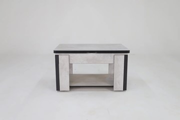 Складной стол-трансформер Дэнс, цемент светлый в Салавате - предосмотр 1