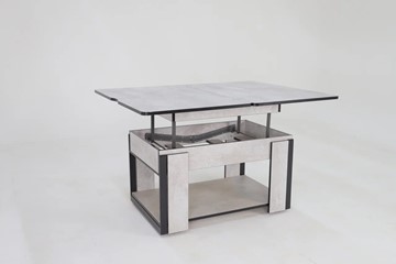 Складной стол-трансформер Дэнс, цемент светлый в Уфе - предосмотр 3