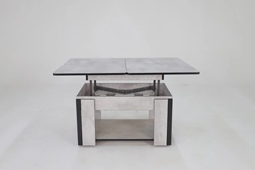 Складной стол-трансформер Дэнс, цемент светлый в Уфе - предосмотр 4