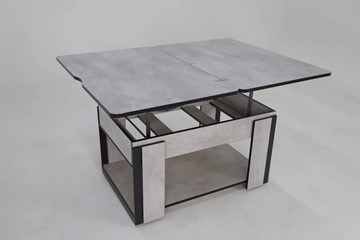 Складной стол-трансформер Дэнс, цемент светлый в Стерлитамаке - предосмотр 5