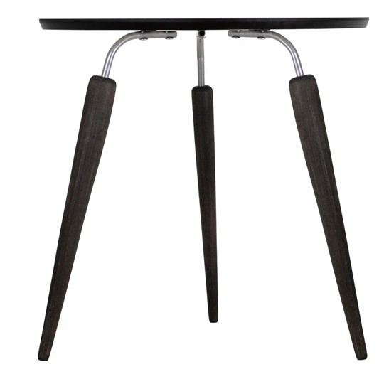 Круглый столик BeautyStyle-22 (черный элит/металл/эбеновое дерево) в Стерлитамаке - изображение 1