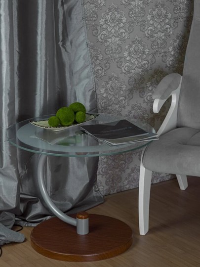 Журнальный столик Дуэт 13Н (металлик средне-коричневый) в Стерлитамаке - изображение 2