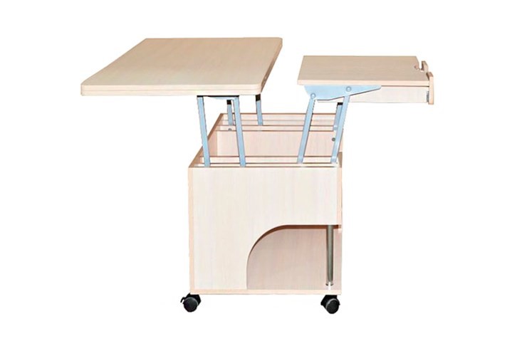 Складной стол-трансформер Стэп, Бодега белый в Салавате - изображение 2