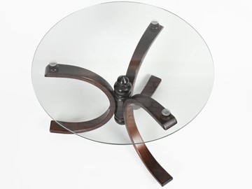 Стеклянный столик Лорд (темно-коричневый) в Стерлитамаке - предосмотр 3
