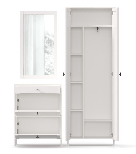 Набор мебели для прихожей Бланко №21 (Белый) в Стерлитамаке - изображение 3